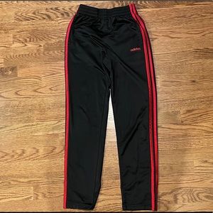 Adidas Boy’s Athletic Pants Striped Black Size L